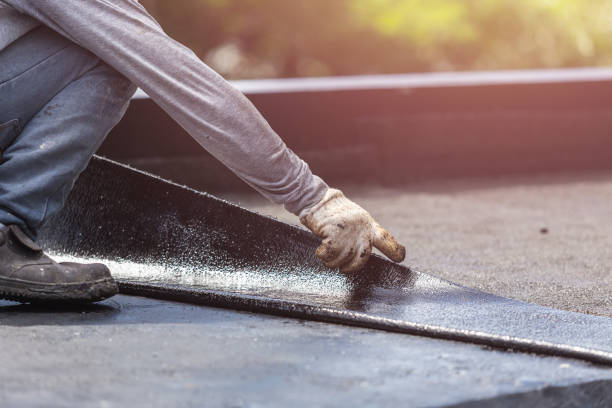 Professional Exterior Waterproofing technician working in Bladensburg, OH